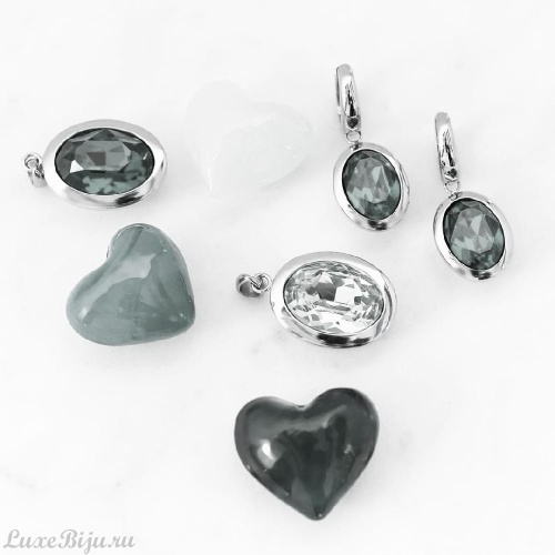 Колье Qudo TIVOLA big G crystal, 404501.1 BW/G фото 2